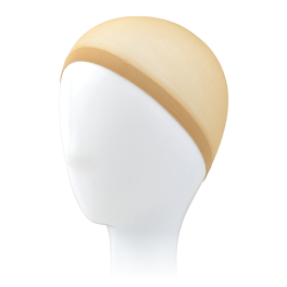CZEPEK POD PERUKĘ GŁADKI CIEMNOBEŻOWY